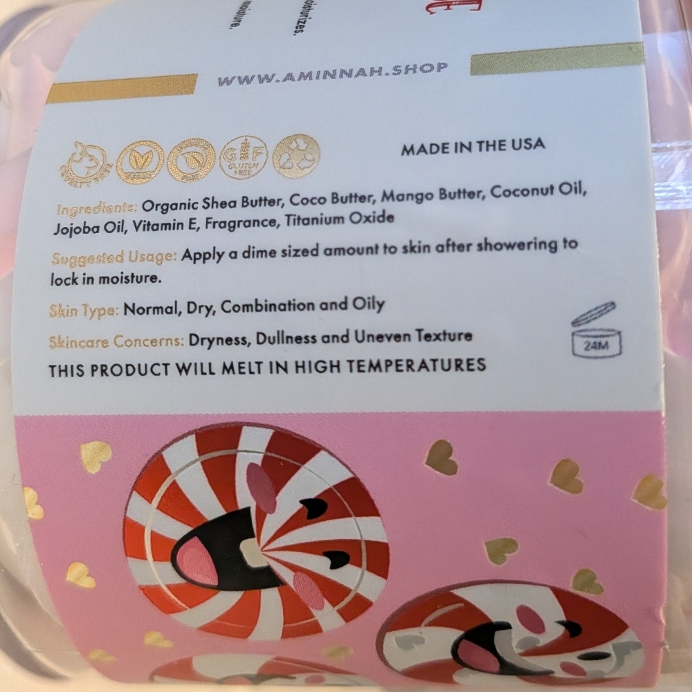 Aminnah Whipped Body Butter Duo - Pink Mint & Blue Gingerbread - Picture 3 of 3